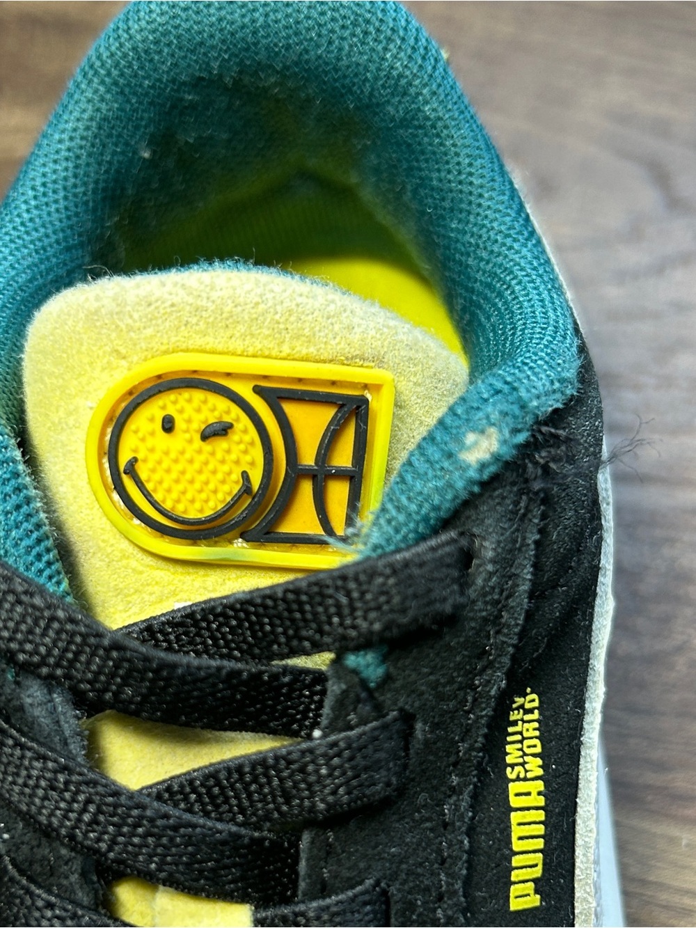 Puma Smiley World Black & Yellow Sneakers - Picture 10 of 10